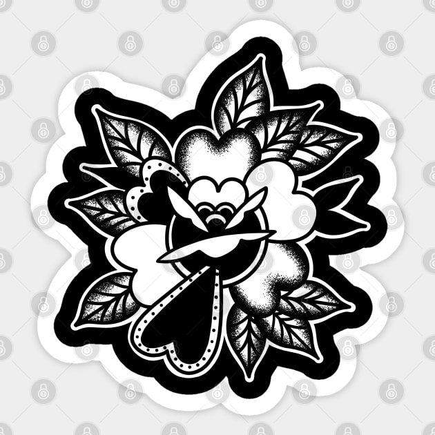 Heart rose. Sticker by LEEX337